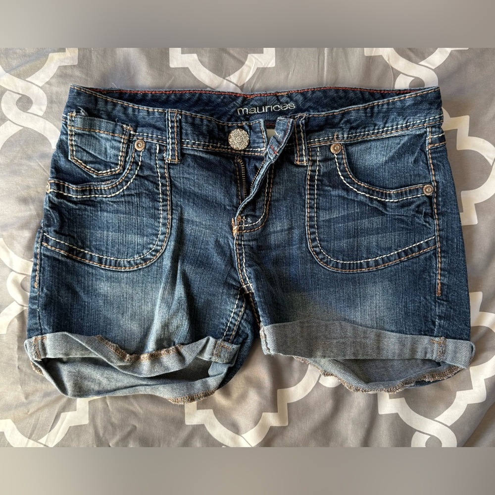 Maurices Blue Denim Shorts